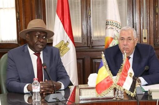 وزير الزراعة يبحث مع نظيره التشادي سبل تعزيز التعاون المشترك
