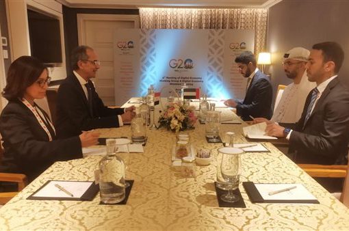 وزير الاتصالات يشارك فى الاجتماع المعني بالاقتصاد الرقمي ضمن أعمال G20 بالهند