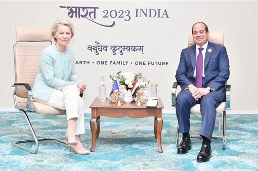 الرئيس السيسي يؤكد حرص مصر على تعزيز التعاون مع الاتحاد الأوروبي