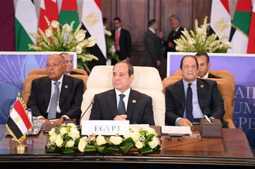 كلمة الرئيس عبد الفتاح السيسي أمام قمة القاهرة للسلام