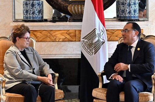 رئيس الوزراء يناقش أوجه التعاون مع بنك التنمية الجديد التابع لتجمع «البريكس»
