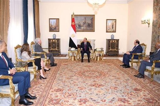 الرئيس السيسي يستقبل رئيس وكالة الاستخبارات المركزية الأمريكية