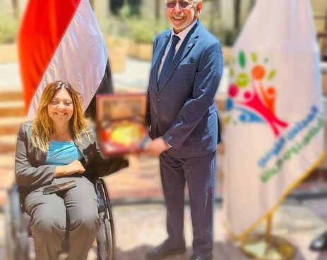 إيمان كريم تستقبل الرئيس التنفيذي لجمعية لأجلهم لخدمة الأشخاص ذوي الإعاقة