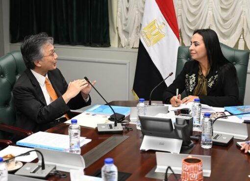 وزيرة التضامن الاجتماعي تستقبل سفير اليابان بالقاهرة