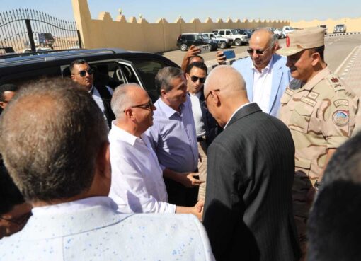 وزير الري و وزير الزراعة يصلان محافظة شمال سيناء