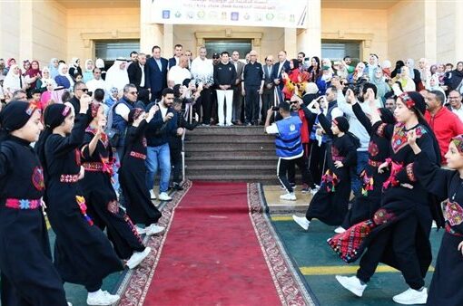 إطلاق شعلة أولمبياد المحافظات الحدودية في نسخته الخامسة