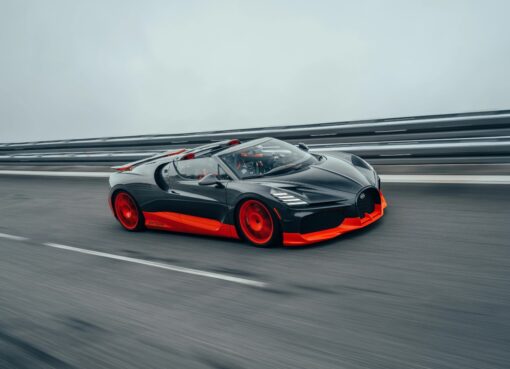 بوجاتى ميسترال المكشوفة .. تحقق رقماً قياسياً للسرعة القصوى