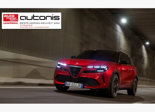 ألفا روميو جونيور الجديدة تحصد جائزة “autonis” للتصميم عن فئة “SUV” المدمجة