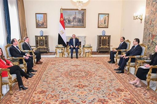 السيسي يبحث مع مستشار الأمن القومي الأمريكي جهود وقف إطلاق النار بغزة