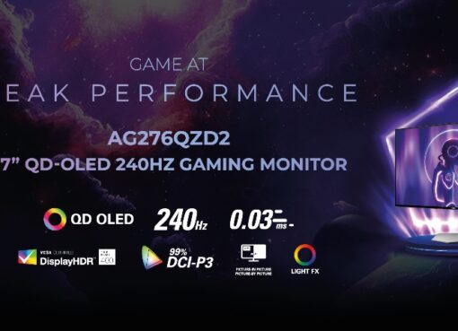 أصنع أسطورتك مع شاشات الألعاب الإلكترونية الجديدة “إيه أو سي” اَجون برو AG276QZD2 و AG456UCZD