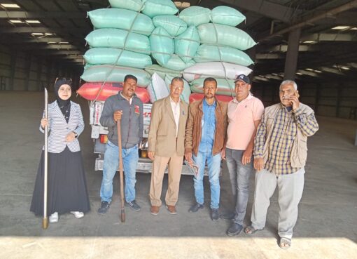 تموين كفر الشيخ : 22409 طن و 832 كجم من الاقماح المحلية تم توريدها حتي صباح الثلاثاء 29 ابريل 2025